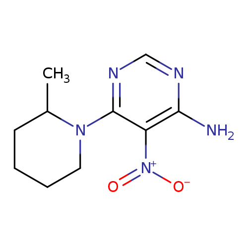 6-(2-methylpiperidin-1-yl)-5-nitropyrimidin-4-amine