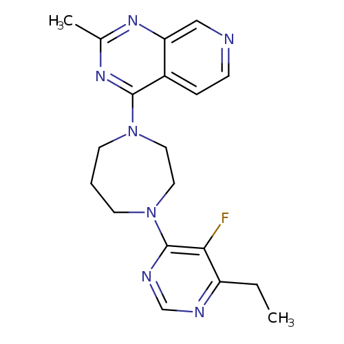 1-(6-ethyl-5-fluoropyrimidin-4-yl)-4-{2-methylpyrido[3,4-d]pyrimidin-4-yl}-1,4-diazepane