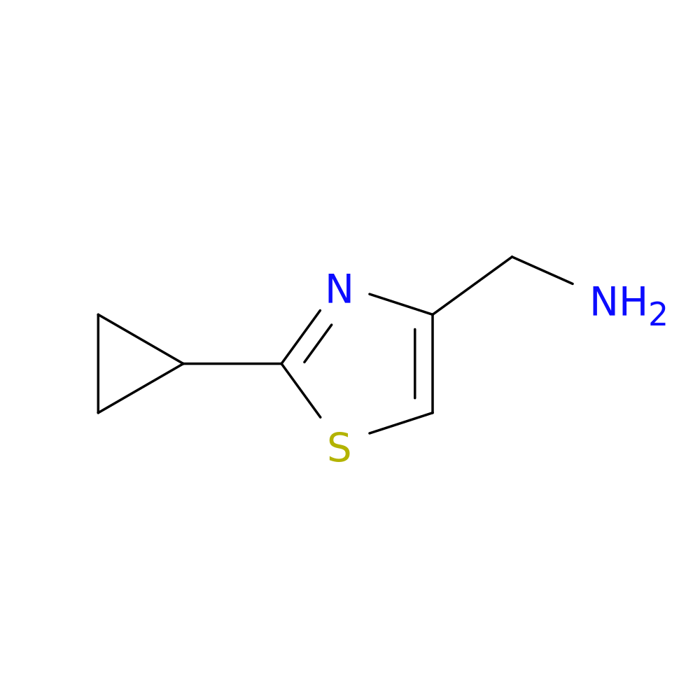 (2-Cyclopropylthiazol-4-yl)methanamine