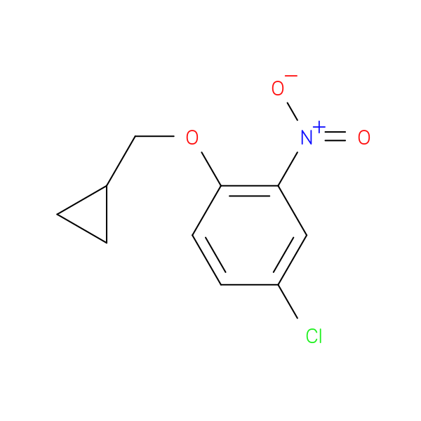4-chloro-1-(cyclopropylmethoxy)-2-nitrobenzene
