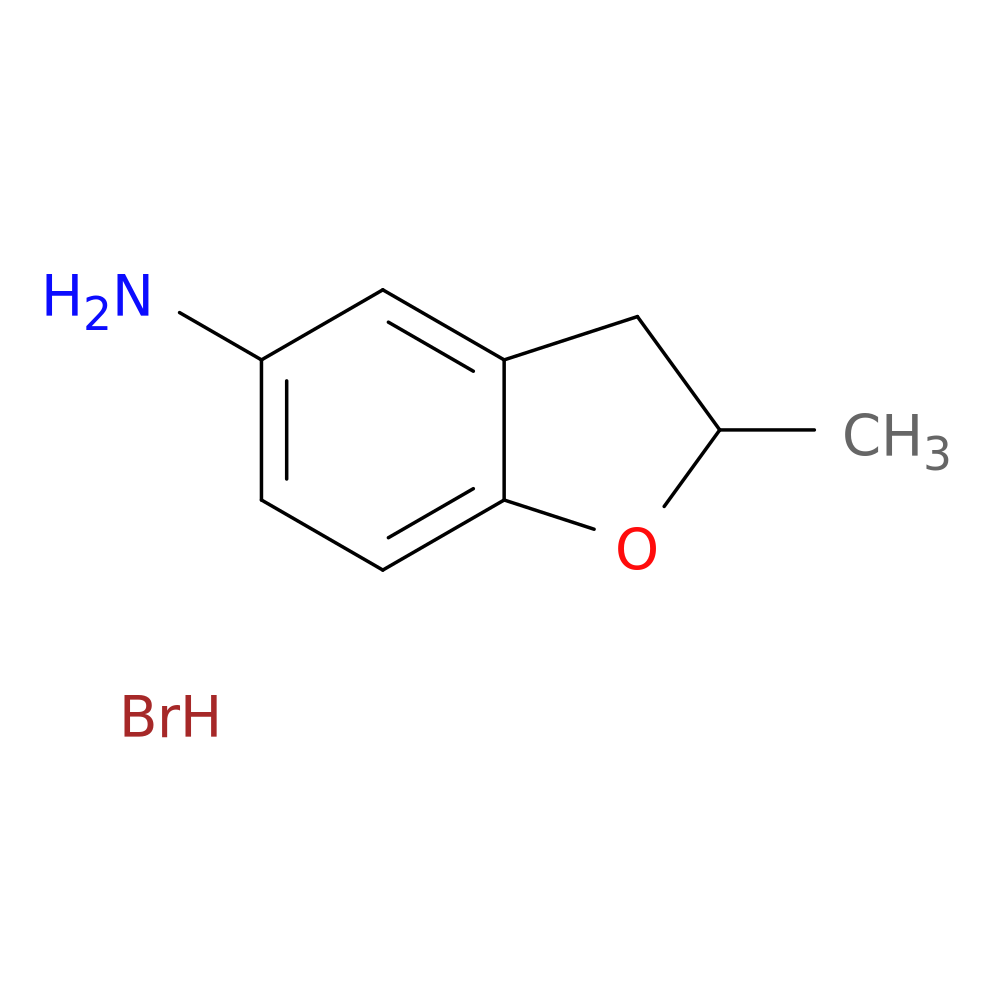 (2-methyl-2,3-dihydro-1-benzofuran-5-yl)amine hydrobromide