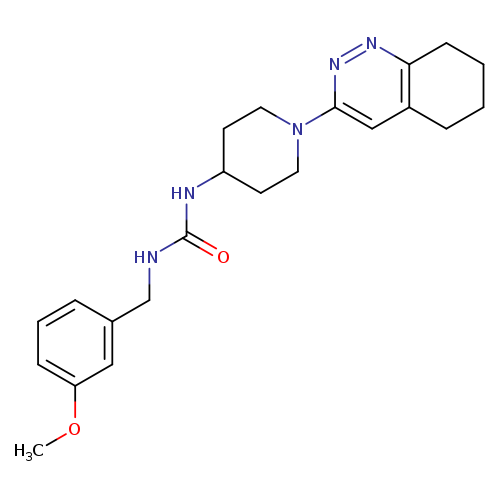 1-[(3-methoxyphenyl)methyl]-3-[1-(5,6,7,8-tetrahydrocinnolin-3-yl)piperidin-4-yl]urea