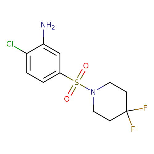 2-Chloro-5-(4,4-difluoro-piperidine-1-sulfonyl)-phenylamine