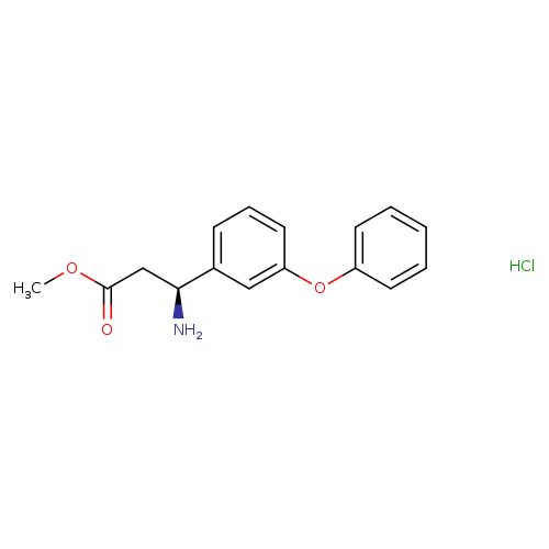 methyl (3S)-3-amino-3-(3-phenoxyphenyl)propanoate hydrochloride