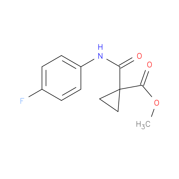 METHYL 1-[(4-FLUOROPHENYL)CARBAMOYL]CYCLOPROPANECARBOXYLATE