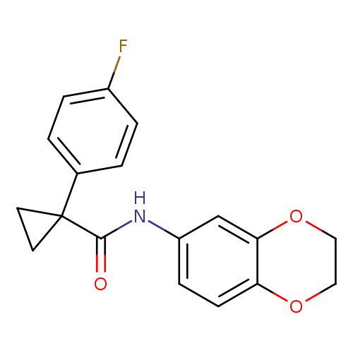 N-(2,3-dihydro-1,4-benzodioxin-6-yl)-1-(4-fluorophenyl)cyclopropane-1-carboxamide