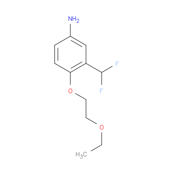 3-(Difluoromethyl)-4-(2-ethoxyethoxy)aniline