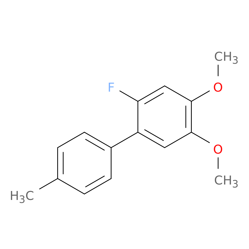 2-Fluoro-4,5-dimethoxy-4'-methyl-1,1'-biphenyl