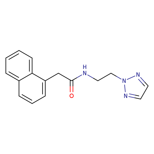 2-(naphthalen-1-yl)-N-[2-(2H-1,2,3-triazol-2-yl)ethyl]acetamide