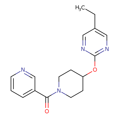 5-ethyl-2-{[1-(pyridine-3-carbonyl)piperidin-4-yl]oxy}pyrimidine