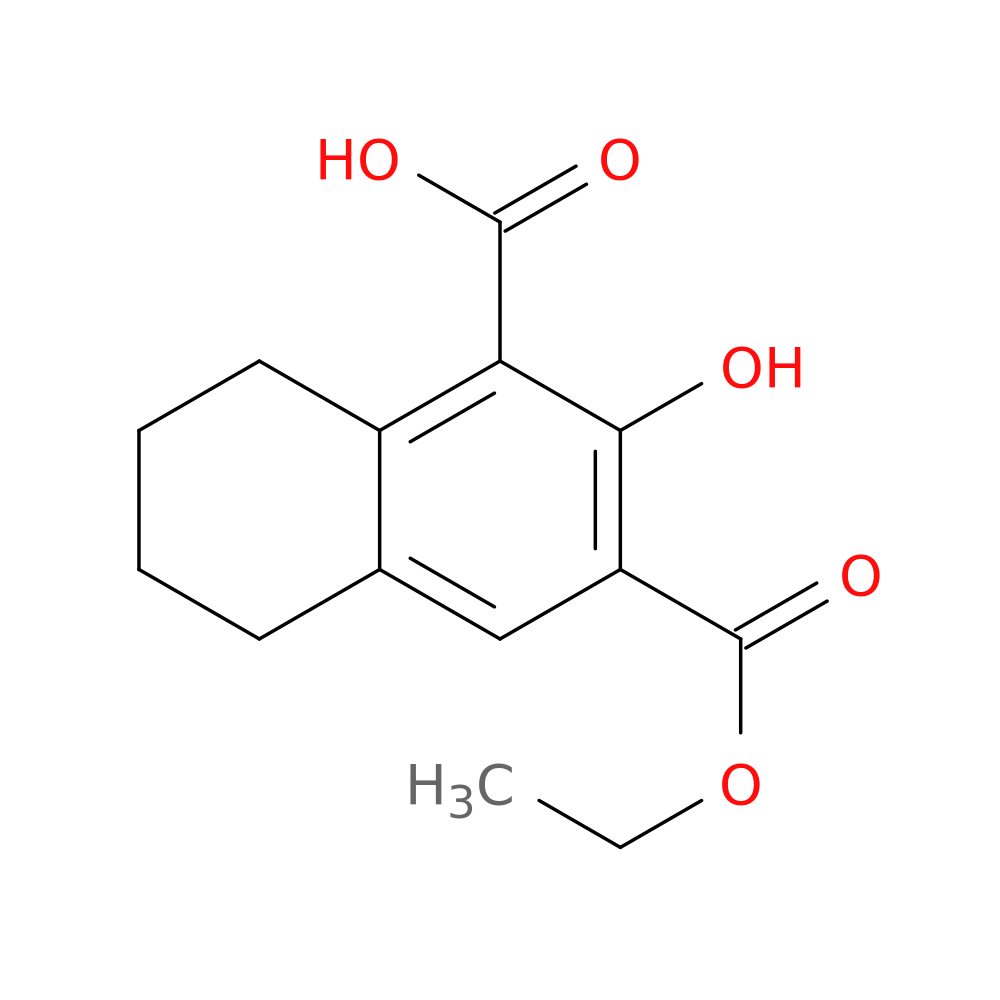 3-(Ethoxycarbonyl)-2-hydroxy-5,6,7,8-tetrahydronaphthalene-1-carboxylic acid