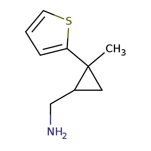 [2-methyl-2-(thiophen-2-yl)cyclopropyl]methanamine
