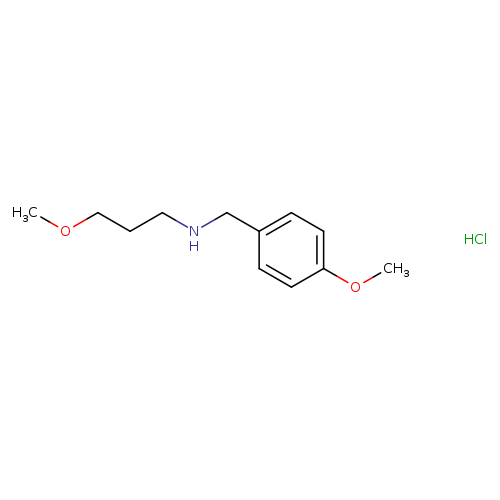 (4-methoxybenzyl)(3-methoxypropyl)amine hydrochloride
