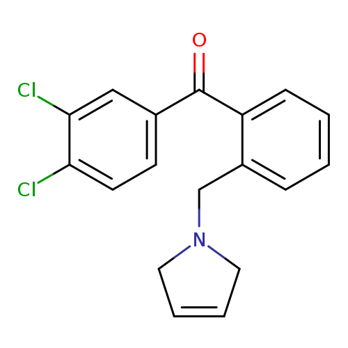 (3,4-Dichlorophenyl)(2-((2,5-dihydro-1H-pyrrol-1-yl)methyl)phenyl)methanone