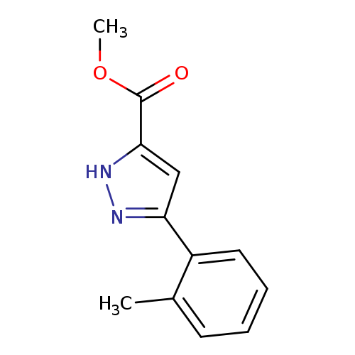 methyl 5-(2-methylphenyl)-1H-pyrazole-3-carboxylate
