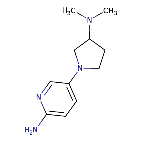 5-[3-(dimethylamino)pyrrolidin-1-yl]pyridin-2-amine