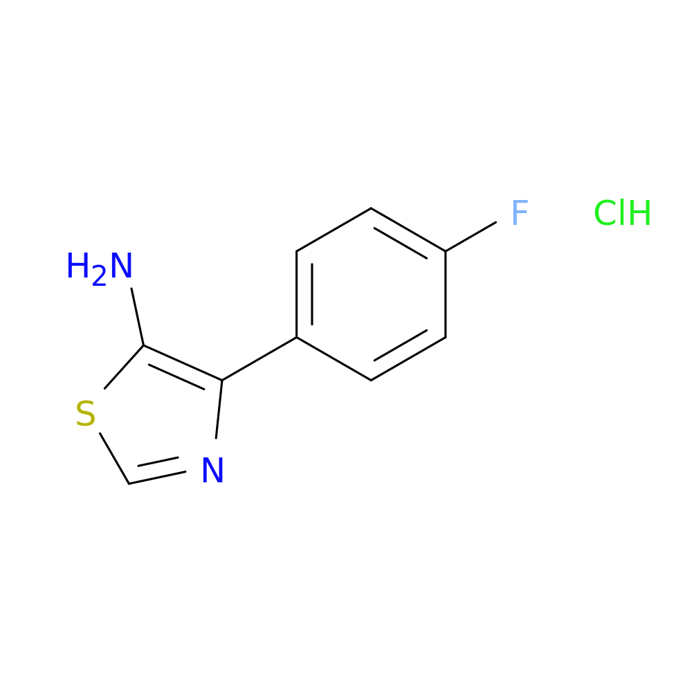 4-(4-fluorophenyl)-1,3-thiazol-5-amine hydrochloride