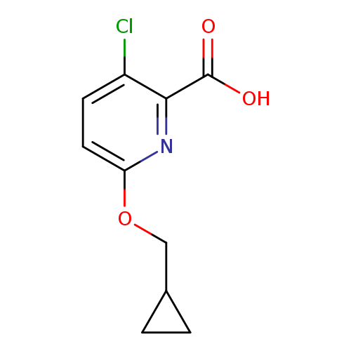 3-chloro-6-(cyclopropylmethoxy)pyridine-2-carboxylic acid