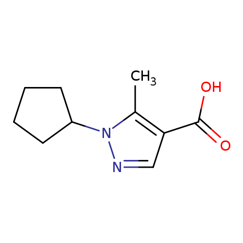 1-cyclopentyl-5-methyl-1H-pyrazole-4-carboxylic acid