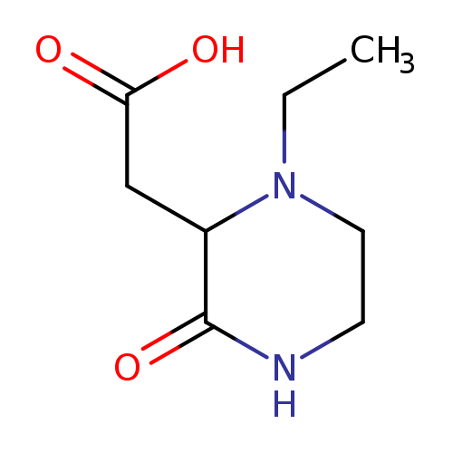 2-(1-Ethyl-3-oxopiperazin-2-yl)acetic acid