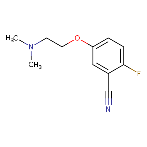 5-[2-(Dimethylamino)ethoxy]-2-fluorobenzonitrile