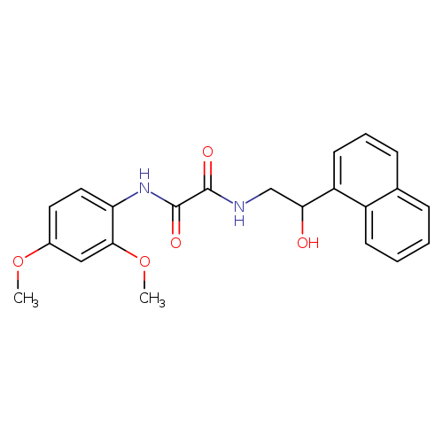 N'-(2,4-dimethoxyphenyl)-N-[2-hydroxy-2-(naphthalen-1-yl)ethyl]ethanediamide