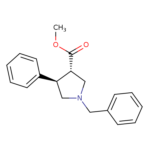 3-Pyrrolidinecarboxylic acid, 4-phenyl-1-(phenylmethyl)-, methyl ester,trans-