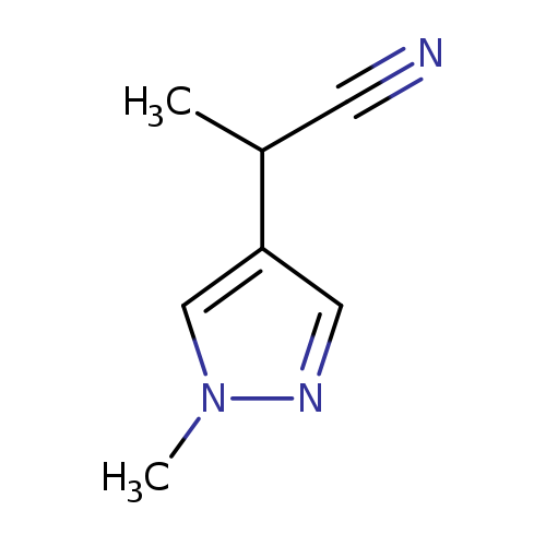 2-(1-methyl-1H-pyrazol-4-yl)propanenitrile