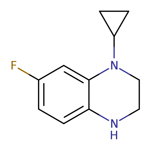 1-Cyclopropyl-7-fluoro-1,2,3,4-tetrahydroquinoxaline