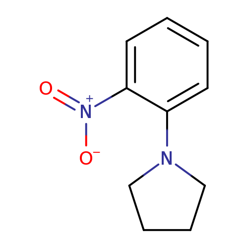 2-Nitro-1-pyrrolidinobenzene