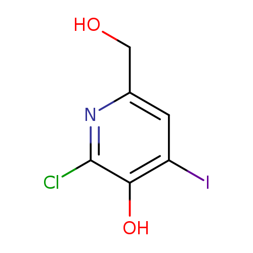 2-Chloro-6-(hydroxymethyl)-4-iodo-3-pyridinol