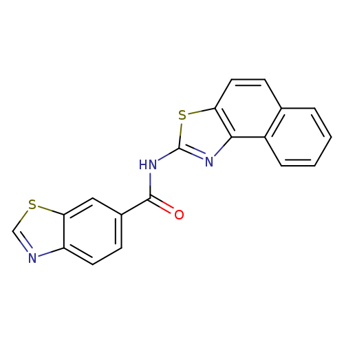 N-{naphtho[1,2-d][1,3]thiazol-2-yl}-1,3-benzothiazole-6-carboxamide