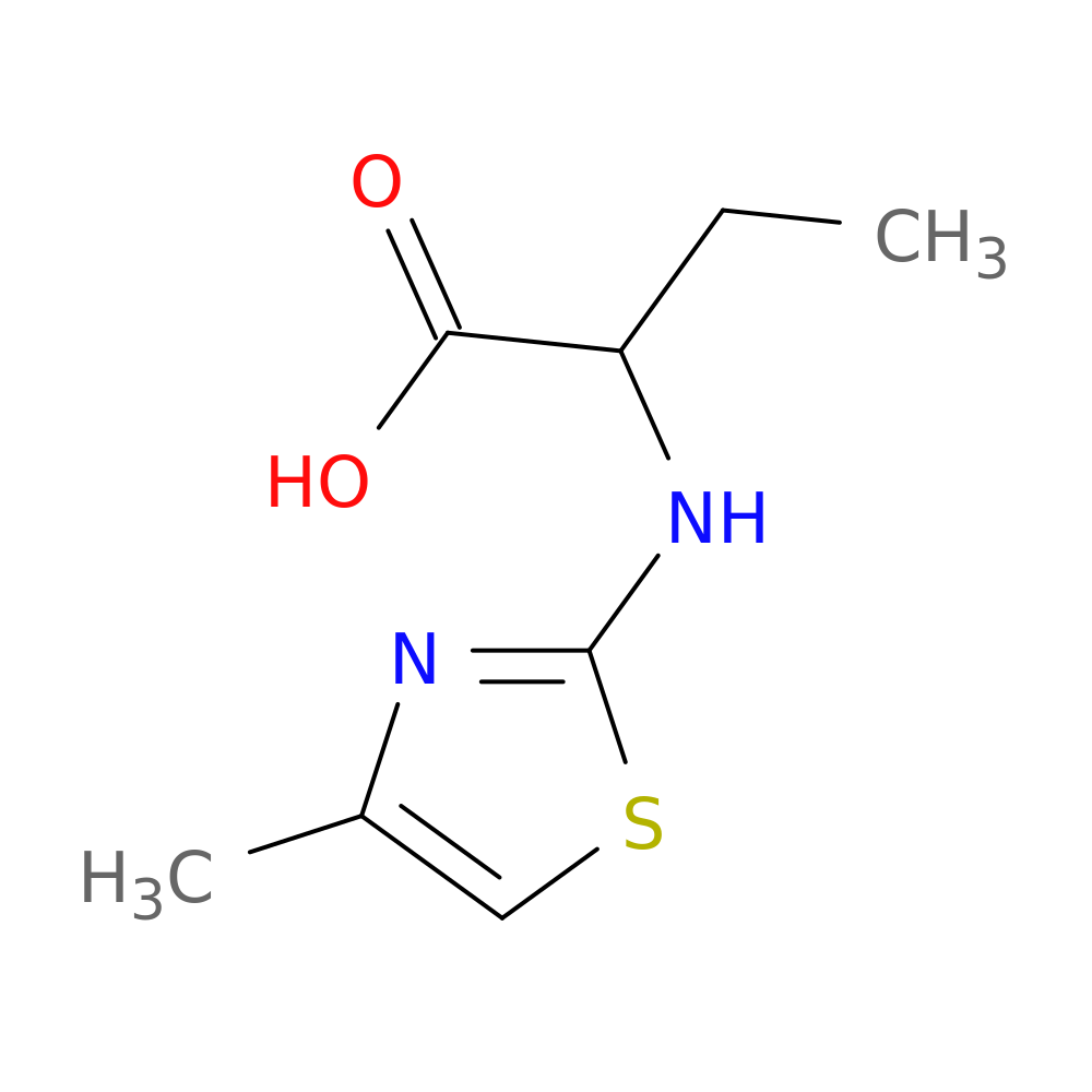 2-[(4-Methyl-1,3-thiazol-2-yl)amino]butanoic acid