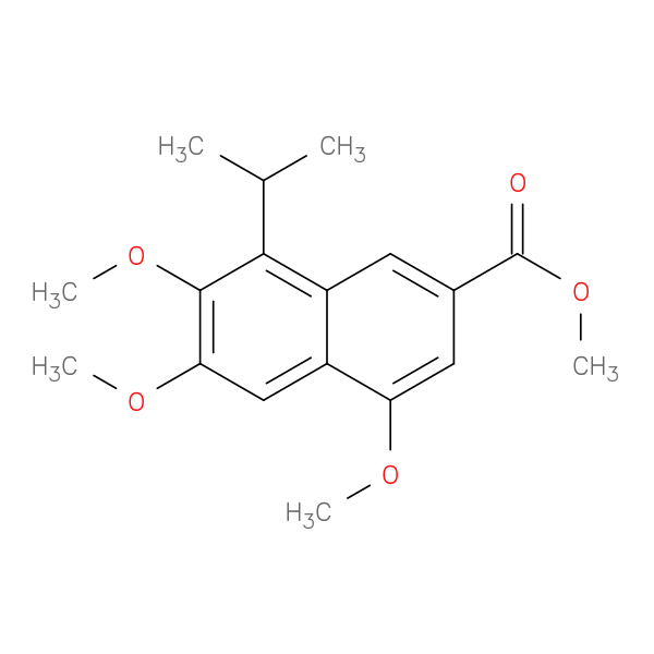 Methyl 8-isopropyl-4,6,7-trimethoxy-2-naphthoate