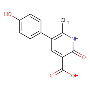 5-(4-hydroxyphenyl)-6-methyl-2-oxo-1,2-dihydropyridine-3-carboxylic acid