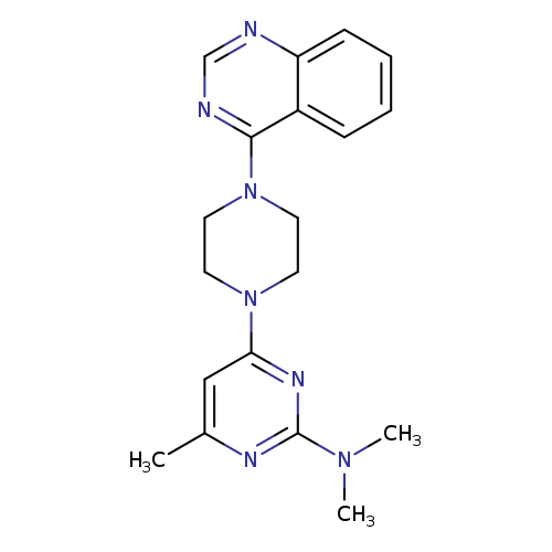 N,N,4-trimethyl-6-[4-(quinazolin-4-yl)piperazin-1-yl]pyrimidin-2-amine