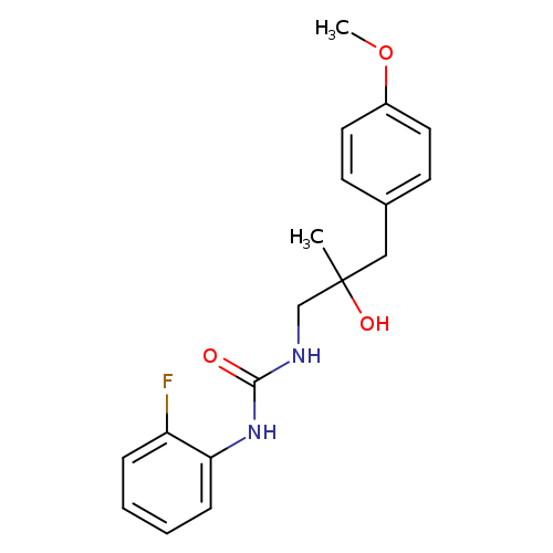 3-(2-fluorophenyl)-1-[2-hydroxy-3-(4-methoxyphenyl)-2-methylpropyl]urea