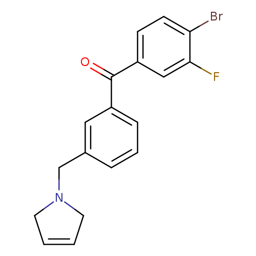 (4-Bromo-3-fluorophenyl)(3-((2,5-dihydro-1H-pyrrol-1-yl)methyl)phenyl)methanone