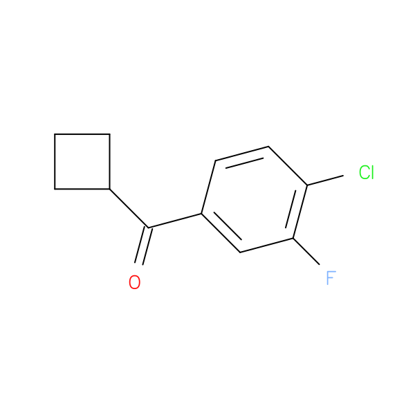4-Chloro-3-fluorophenyl cyclobutyl ketone