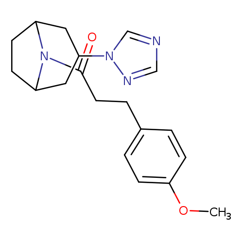 3-(4-methoxyphenyl)-1-[3-(1H-1,2,4-triazol-1-yl)-8-azabicyclo[3.2.1]octan-8-yl]propan-1-one