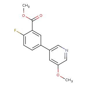 Methyl 2-fluoro-5-(5-methoxypyridin-3-yl)benzoate