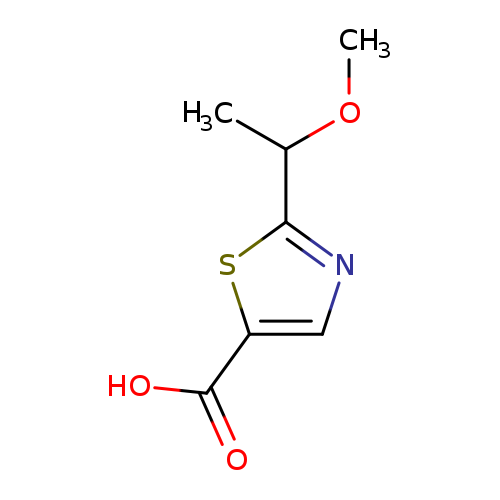 2-(1-methoxyethyl)-1,3-thiazole-5-carboxylic acid