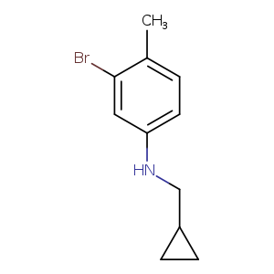 3-Bromo-n-(cyclopropylmethyl)-4-methylaniline