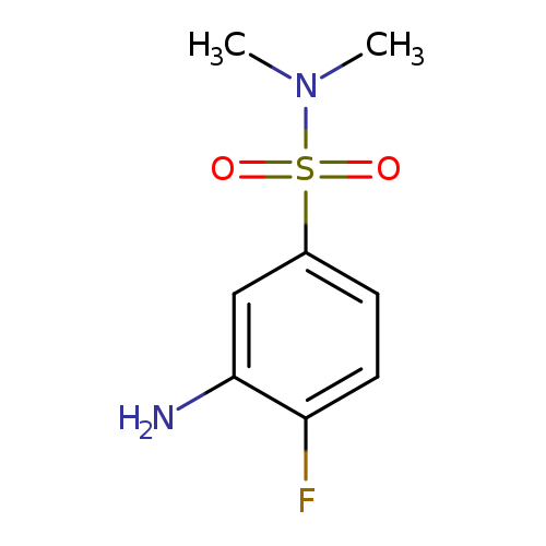 3-amino-4-fluoro-N,N-dimethylbenzene-1-sulfonamide