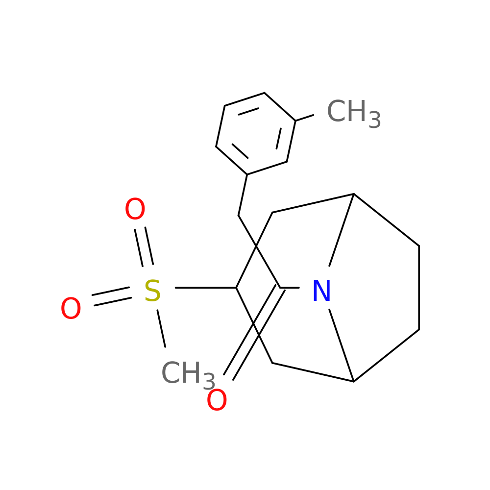 1-{3-methanesulfonyl-8-azabicyclo[3.2.1]octan-8-yl}-2-(3-methylphenyl)ethan-1-one
