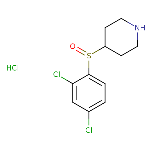 Piperidine, 4-[(2,4-dichlorophenyl)sulfinyl]-, hydrochloride (1:1)
