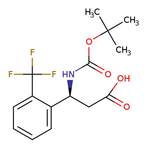 (S)-3-((tert-Butoxycarbonyl)amino)-3-(2-(trifluoromethyl)phenyl)propanoic acid