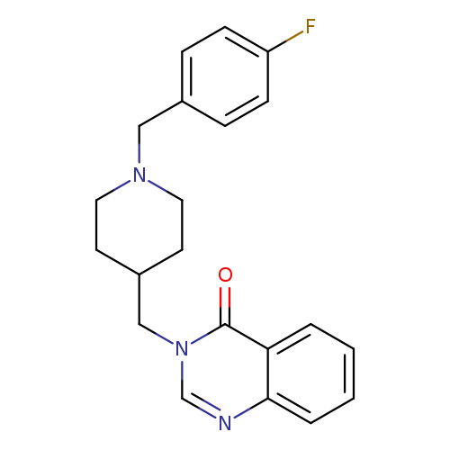 3-({1-[(4-fluorophenyl)methyl]piperidin-4-yl}methyl)-3,4-dihydroquinazolin-4-one