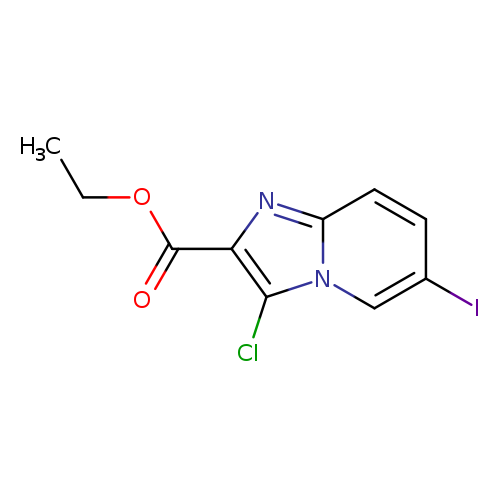 ethyl 3-chloro-6-iodoimidazo[1,2-a]pyridine-2-carboxylate