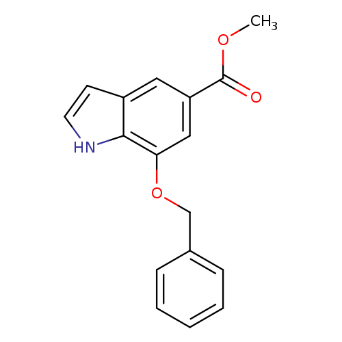 Methyl 7-(benzyloxy)-1H-indole-5-carboxylate